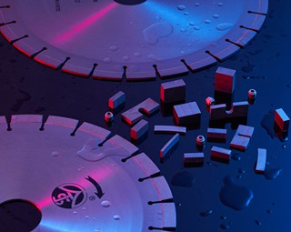 Diferans ant Rock Saw Lam ak Quartz Saw Lam